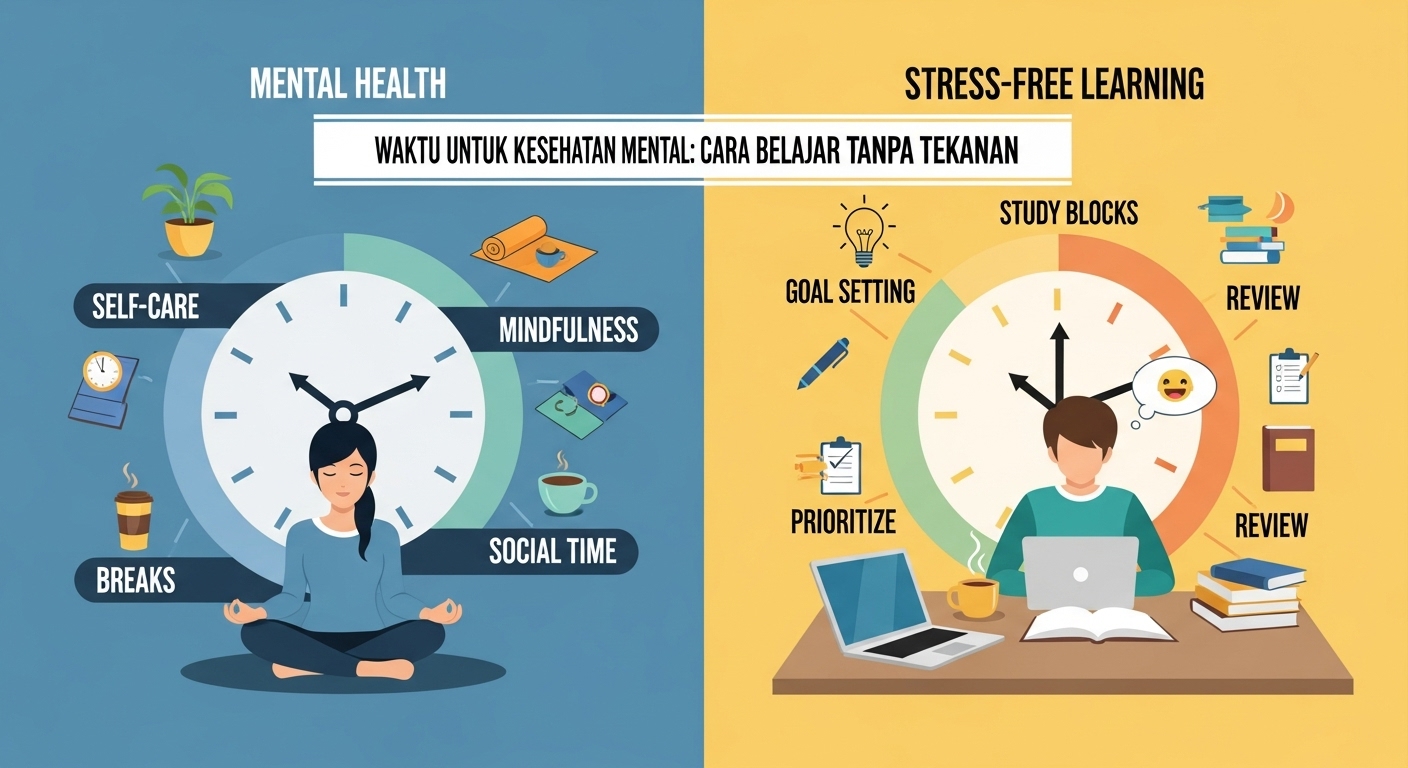 Manajemen Waktu untuk Kesehatan Mental: Cara Belajar Tanpa Tekanan