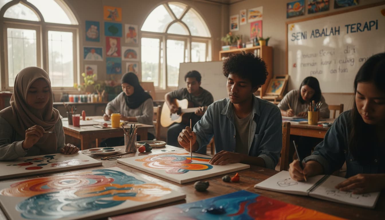 Seni sebagai Terapi: Menyalurkan Emosi Melalui Aktivitas Kreatif di Sekolah